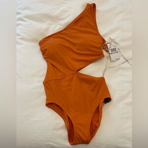NWT Michael Kors Side cut out One Piece Swim